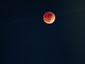 Blood moon lunar eclipse