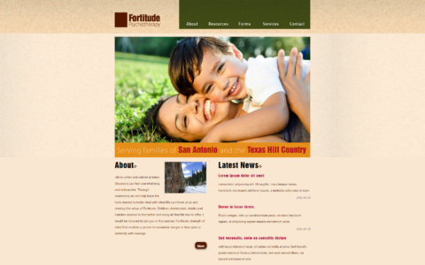 Fortitude Psychotherapy Website Design