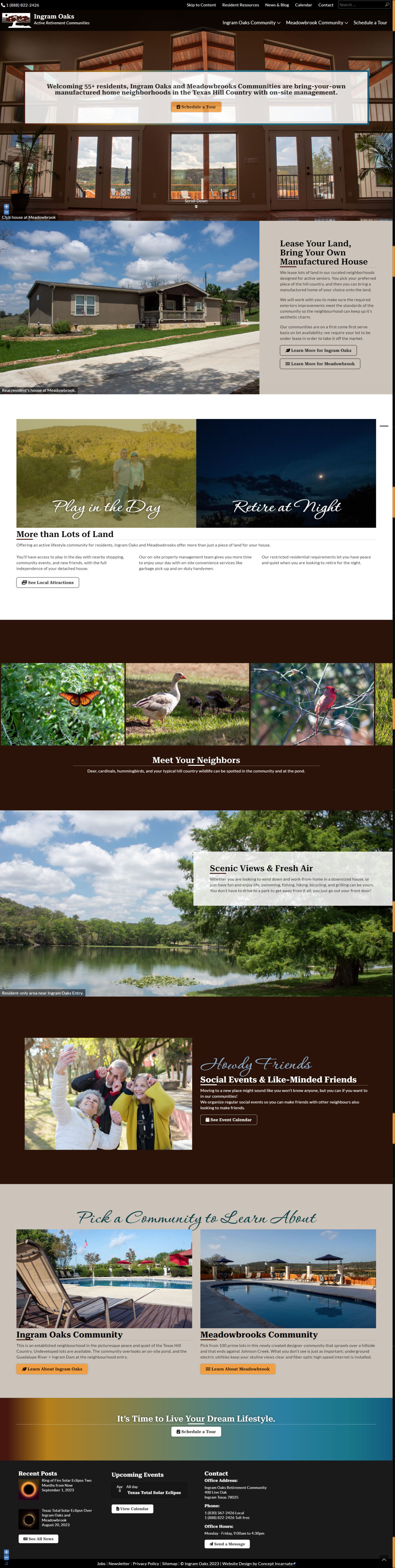 ingram oaks home page