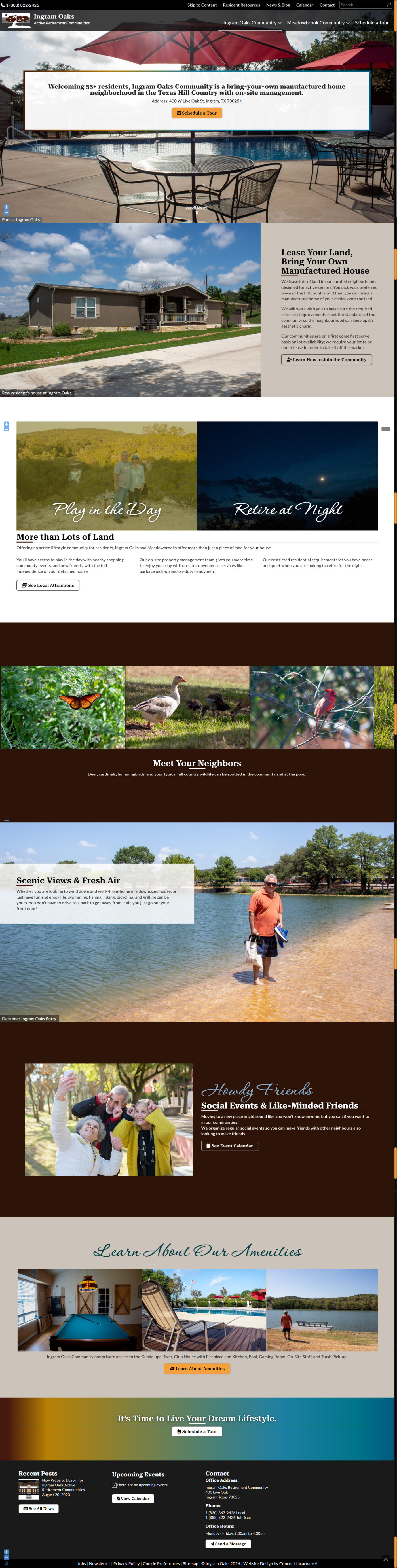 About Ingram Oaks page