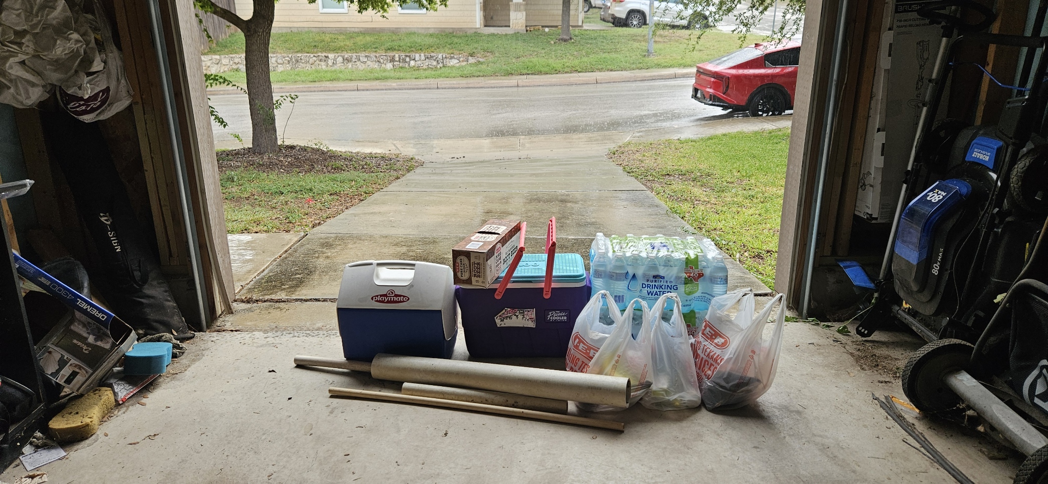 Drinks ready for pickup