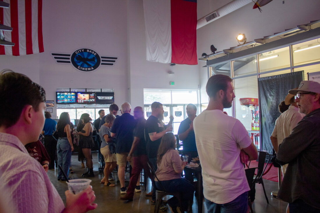 Shots of the crowd at San Antonio 48 hour film screening event