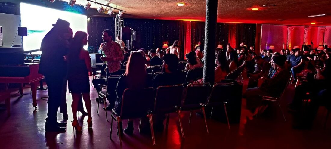 Crowds await the 2025 Film Screening