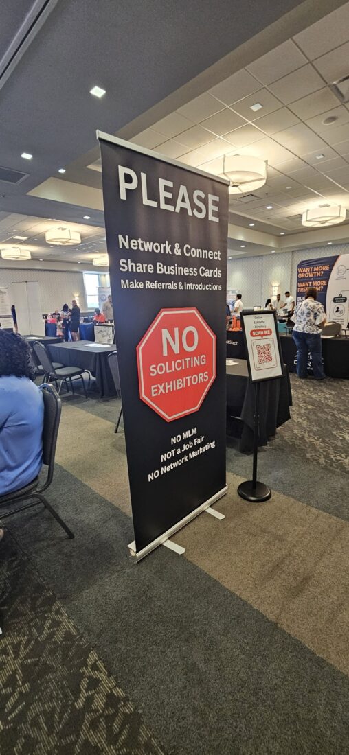 No MLM sign
