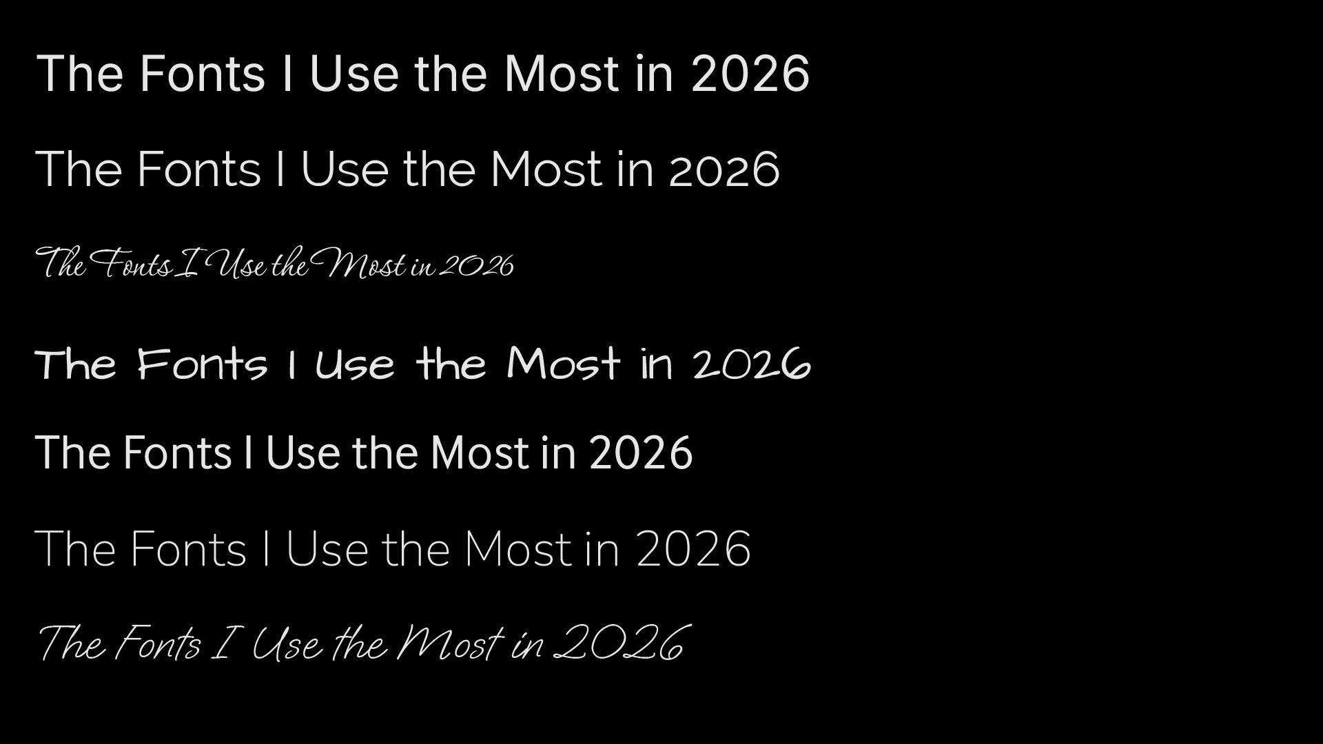 font display